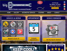 Tablet Screenshot of bigeautomotive.com